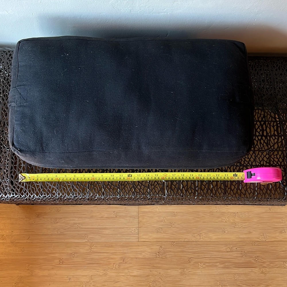 Yoga Bolster for Restorative Yoga - Rectangular Yoga Pillow with Carry Handle